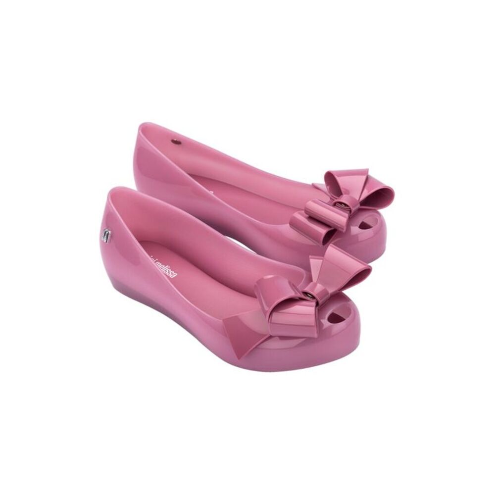Mini Melissa Ultra Girl Classy Kids Ballerina Flat, Purple